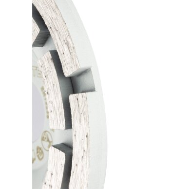 Deimantinis šlifavimo diskas, 2 segmentai, 115 x 22,2 mm, sausa 6