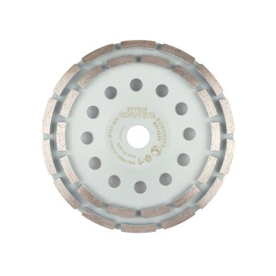 Deimantinis šlifavimo diskas, 2 segmentai, 180 x 22,2 mm, sausa