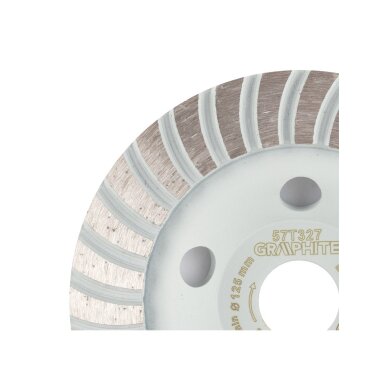 Deimantinis šlifavimo diskas, turbo, 125 x 22,2 mm, sausam pjovimui 3 Deimantinis šlifavimo diskas, turbo, 125 x 22,2 mm, sausam pjovimui 3