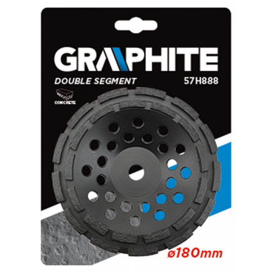 Deimantinis šlifavimo diskas180x5x22,2mm dvigubas 1 Deimantinis šlifavimo diskas180x5x22,2mm dvigubas 1