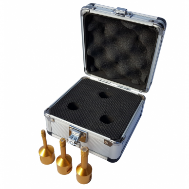 Deimantinių karūnų rinkinys kampiniam šlifuokliui Essen tools, M14, 3 vnt Deimantinių karūnų rinkinys kampiniam šlifuokliui Essen tools, M14, 3 vnt