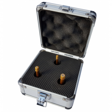 Deimantinių karūnų rinkinys kampiniam šlifuokliui Essen tools, M14, 3 vnt 2 Deimantinių karūnų rinkinys kampiniam šlifuokliui Essen tools, M14, 3 vnt 2