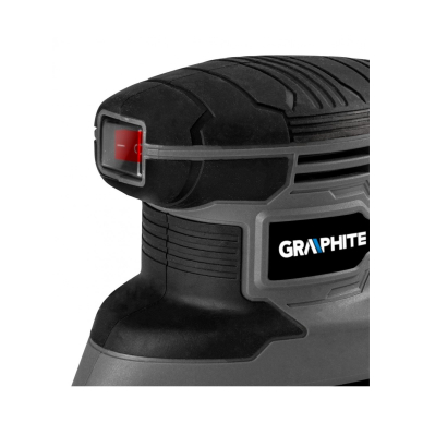 Ekscentrinis šlifuoklis GRAPHITE 59G336, 180W, pagrindas 140x140x80mm 7 Ekscentrinis šlifuoklis GRAPHITE 59G336, 180W, pagrindas 140x140x80mm 7