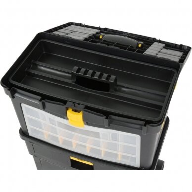 Dėžė įrankiams ant ratukų su išimamomis dėžutėmis Vorel 78734 7 Dėžė įrankiams ant ratukų su išimamomis dėžutėmis Vorel 78734 7