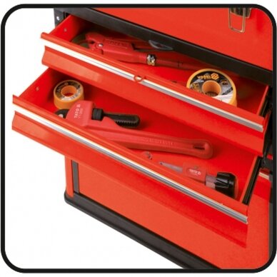 Dėžė įrankiams su 2 stalčiais Yato YT-09107 2 Dėžė įrankiams su 2 stalčiais Yato YT-09107 2