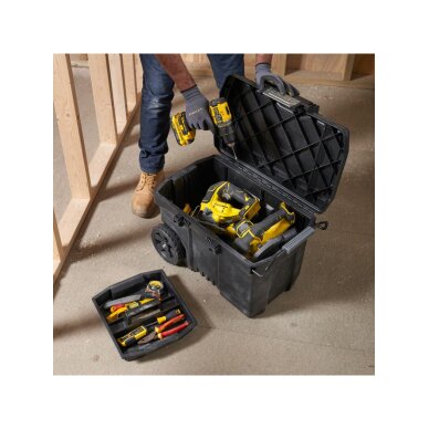 Dėžė įrankiams su ratukais  61x40x43 cm 3