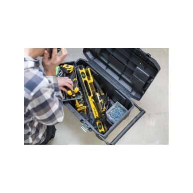 Dėžė įrankiams su ratukais  64,5x40x34,5 cm