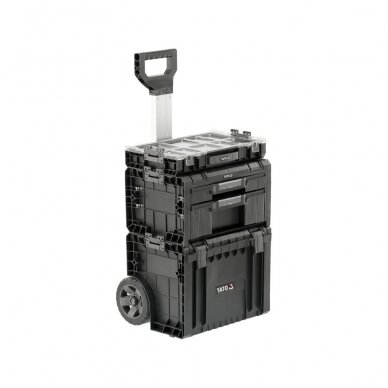 Dėžių rinkinys ant ratukų | sisteminės modulinės 35BT2P10P S12 (YT-09173) 1 Dėžių rinkinys ant ratukų | sisteminės modulinės 35BT2P10P S12 (YT-09173) 1