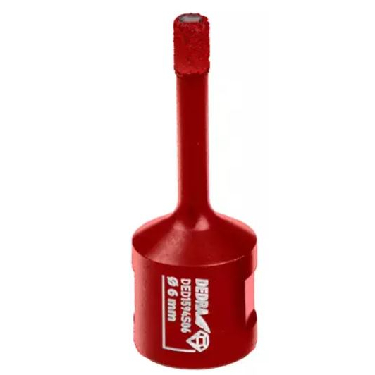 Deimantinė gręžimo karūna Dedra DED1594S06, M14, 6 mm 1 Deimantinė gręžimo karūna Dedra DED1594S06, M14, 6 mm 1