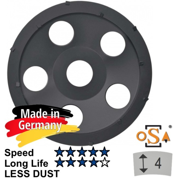 Deim. šlif. lėk. „SAMEDIA" PCD 125x22 mm Deim. šlif. lėk. „SAMEDIA" PCD 125x22 mm