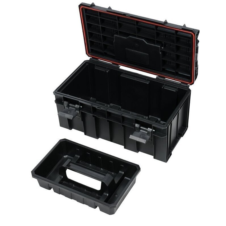 Dėžė įrankiams ant ratukų Yato YT-09162, 2-jų dalių 1 Dėžė įrankiams ant ratukų Yato YT-09162, 2-jų dalių 1