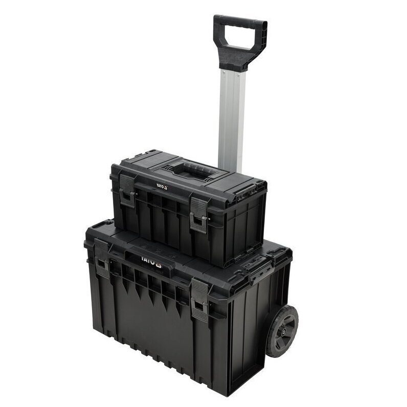 Dėžė įrankiams ant ratukų Yato YT-09162, 2-jų dalių Dėžė įrankiams ant ratukų Yato YT-09162, 2-jų dalių