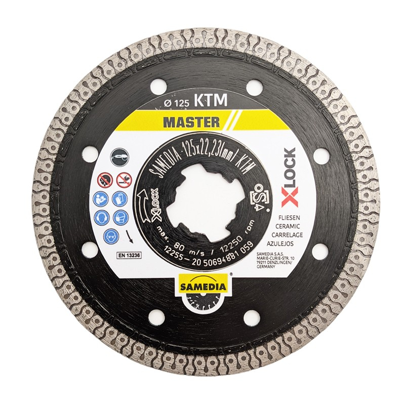 Deim. d. „SAMEDIA" KTM 125x22,2/1,4 mm X-Lock Deim. d. „SAMEDIA" KTM 125x22,2/1,4 mm X-Lock
