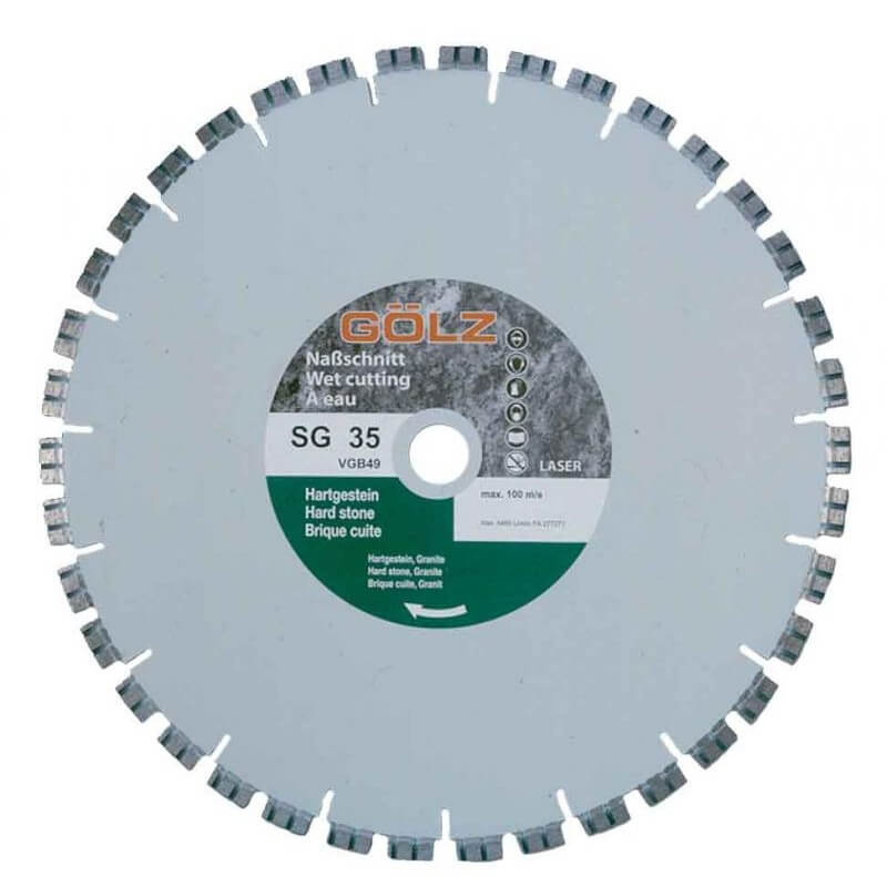 Deimantinis diskas granitui GOLZ SG35 Ø400 mm Deimantinis diskas granitui GOLZ SG35 Ø400 mm