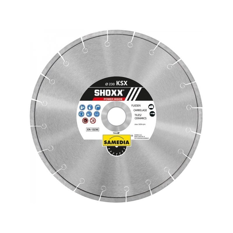 Deimantinis pjovimo diskas SAMEDIA KSX 350x30/25,4/2,4 mm
