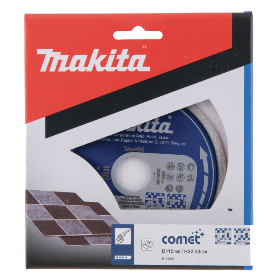 Deimantinis diskas Makita B-13085, 115mm COMET 2