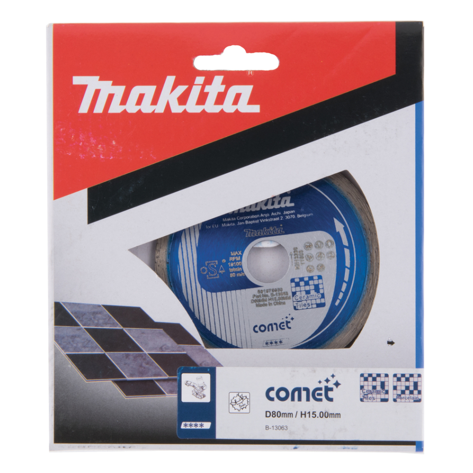 Deimantinis diskas Makita B-13063, 80mm COMET 1 Deimantinis diskas Makita B-13063, 80mm COMET 1