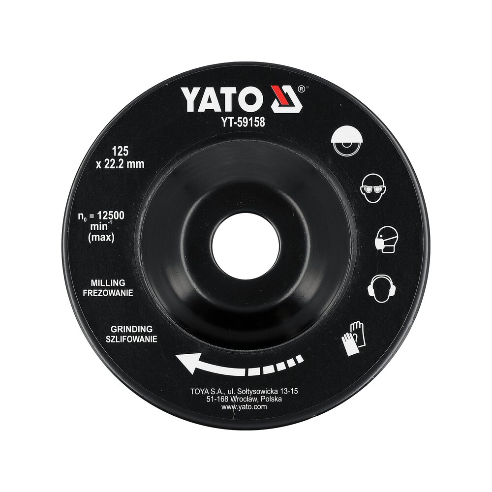 Diskas / freza medžiui | 125 mm (YT-59158)