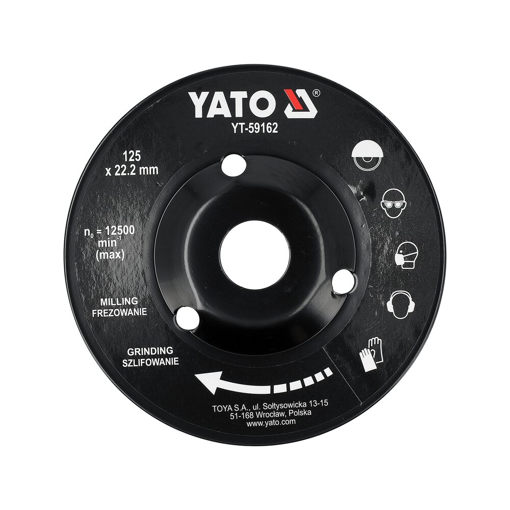 Diskas / freza medžiui | 125 mm (YT-59162)