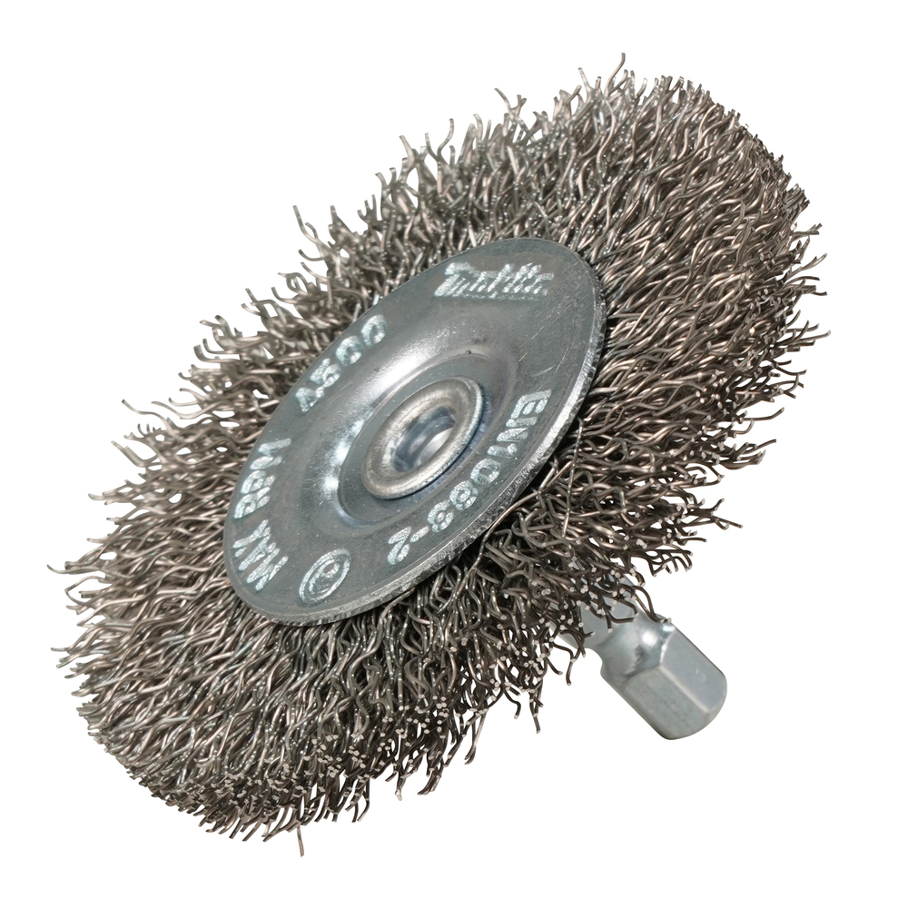 Disko formos šveitimo šepetys Makita D-76629, 63mm, su 1/4'' šešiakampiu antgaliu 1