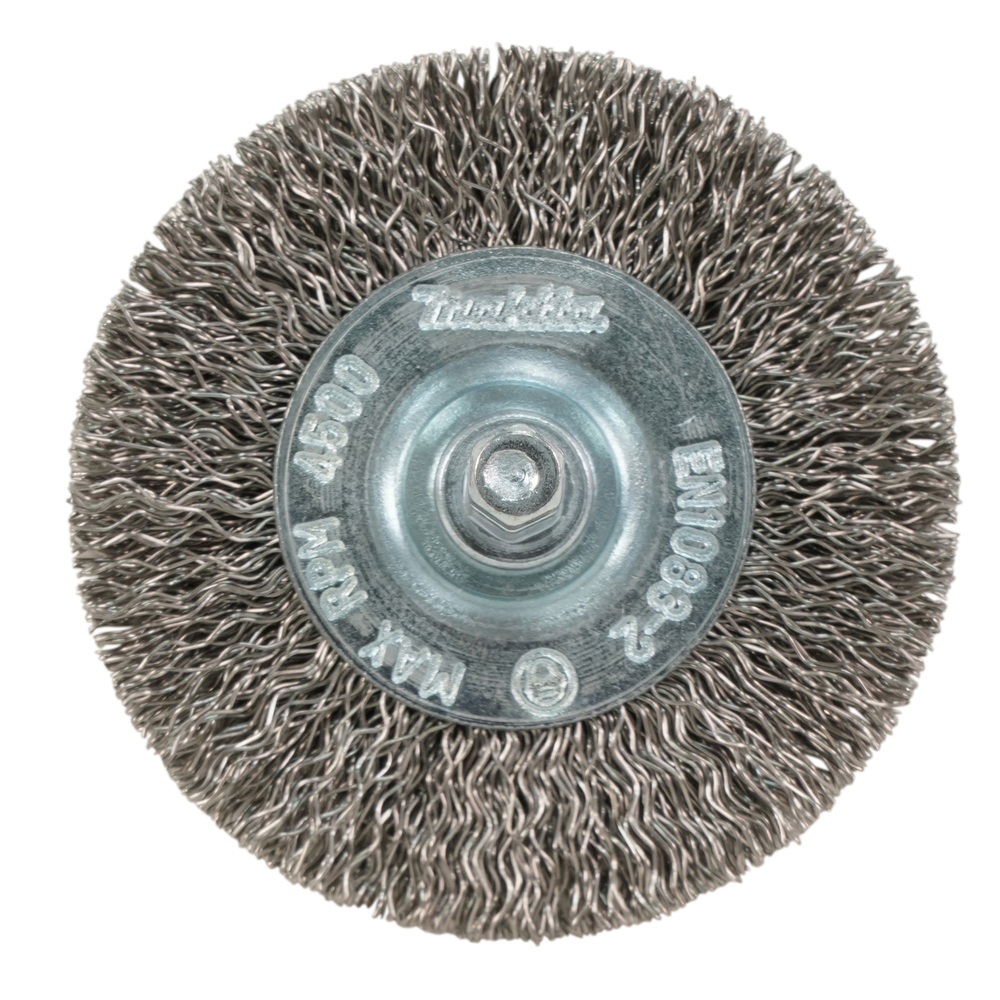 Disko formos šveitimo šepetys Makita D-76629, 63mm, su 1/4'' šešiakampiu antgaliu 3 Disko formos šveitimo šepetys Makita D-76629, 63mm, su 1/4'' šešiakampiu antgaliu 3