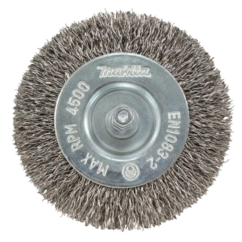 Disko formos šveitimo šepetys Makita D-76635, 75mm, su 1/4'' šešiakampiu antgaliu 3 Disko formos šveitimo šepetys Makita D-76635, 75mm, su 1/4'' šešiakampiu antgaliu 3