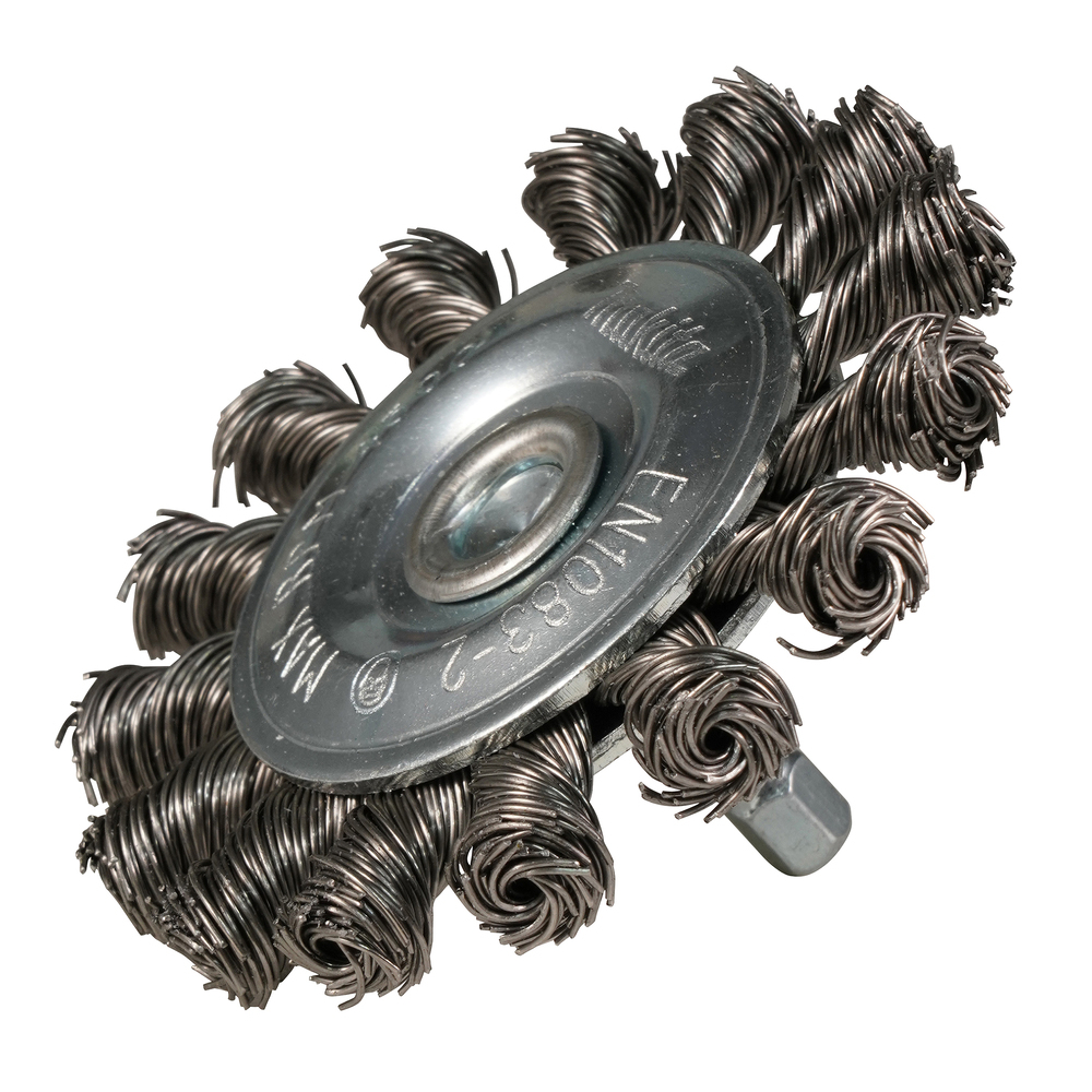 Disko formos šveitimo šepetys Makita D-76716, 75mm, su 1/4'' šešiakampiu antgaliu 1