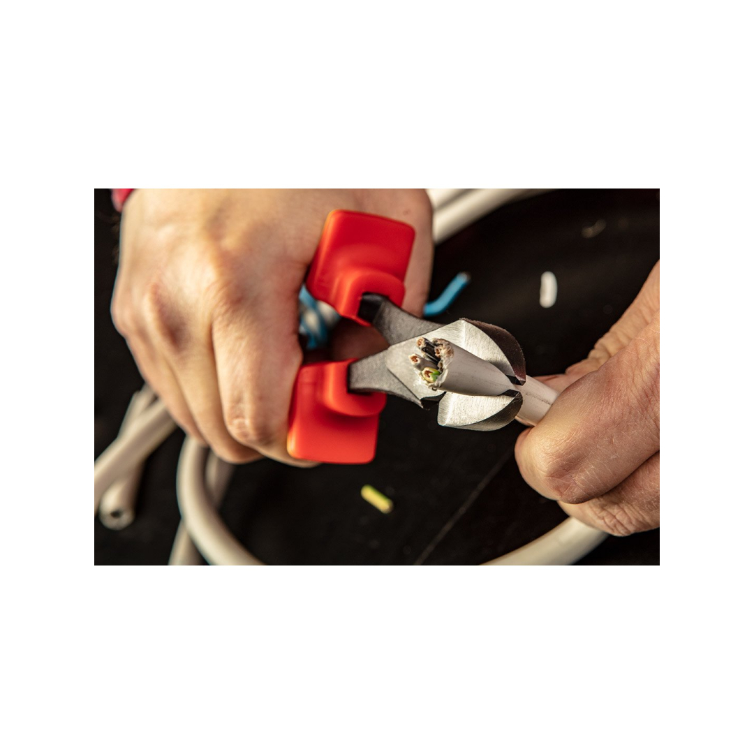 Didelės galvutės įstrižinės replės VDE 180mm (7''), crv, poliruotos 2 Didelės galvutės įstrižinės replės VDE 180mm (7''), crv, poliruotos 2