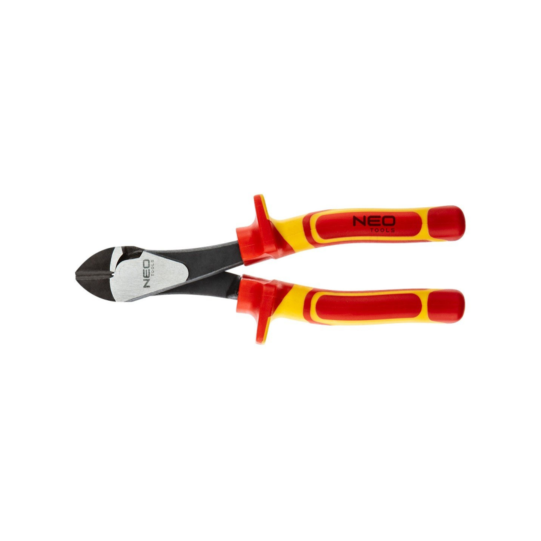 Didelės galvutės įstrižinės replės VDE 180mm (7''), crv, poliruotos