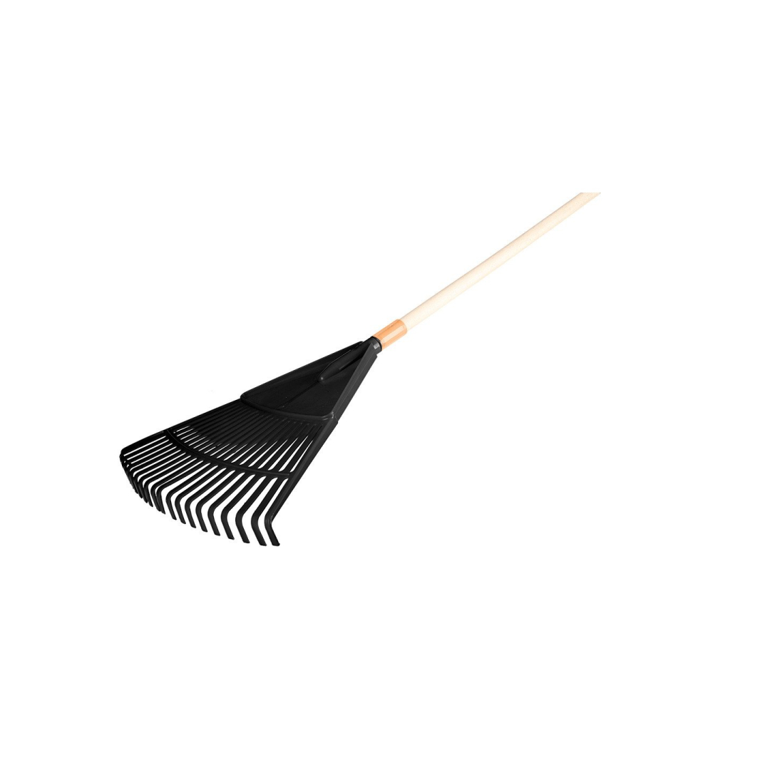 Didelis lapų grėblys, juodas 8 Didelis lapų grėblys, juodas 8
