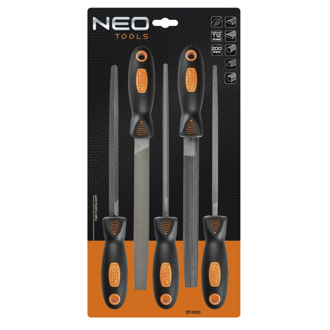 Dildės metalui 5vnt. 200mm 2