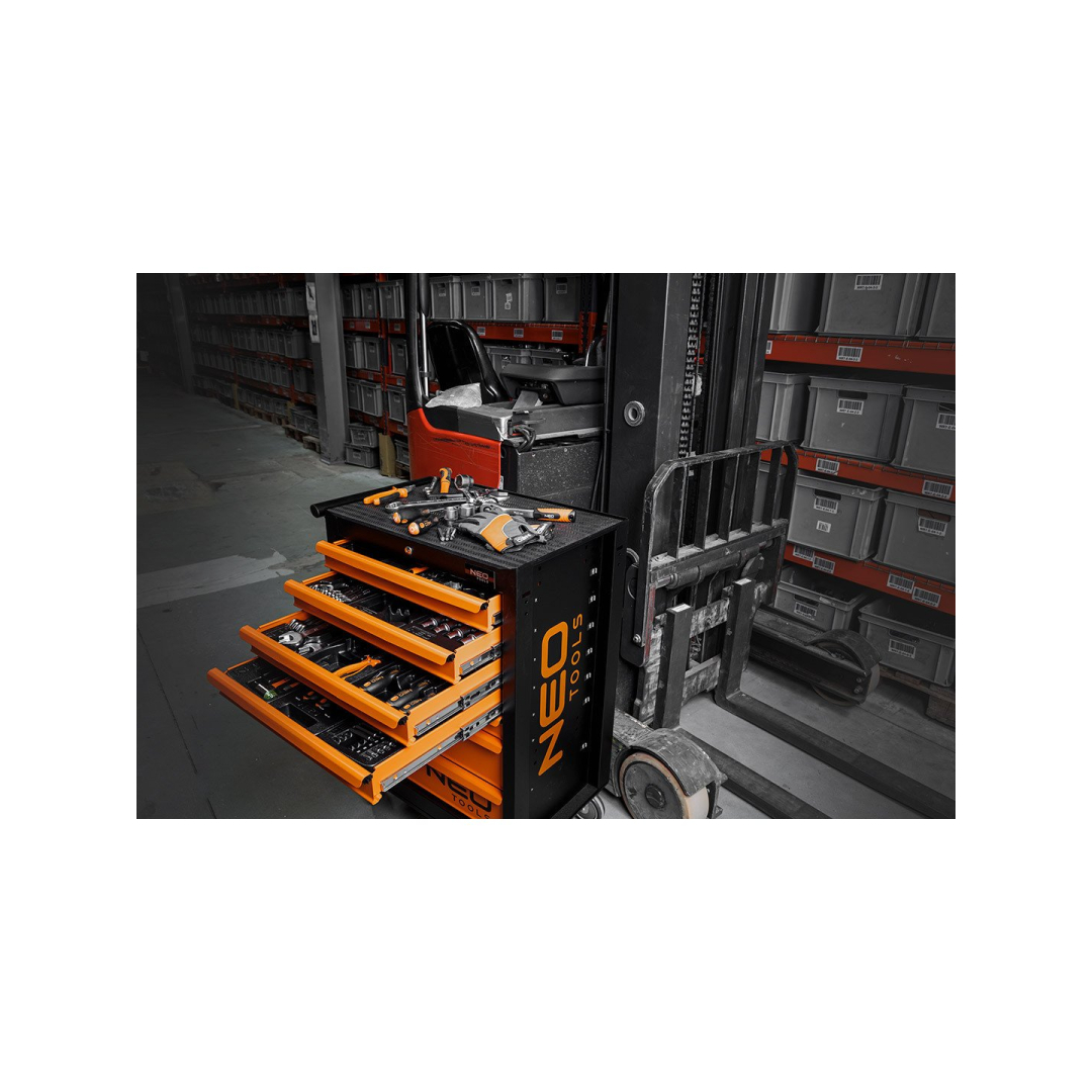 Dirbtuvių spintelė NEO, 7 stalčiai + 176 įrankiai 4