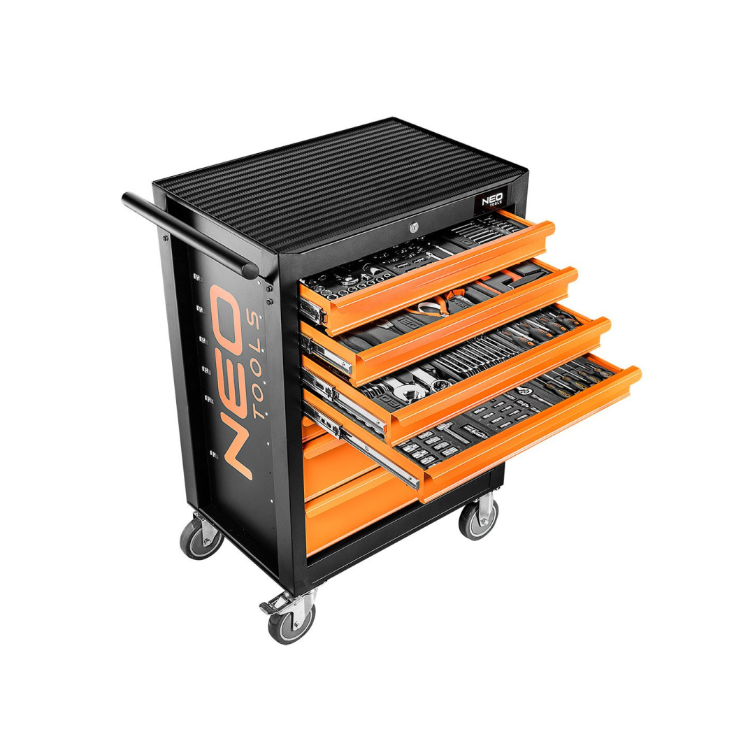 Dirbtuvių spintelė NEO, 7 stalčiai + 176 įrankiai