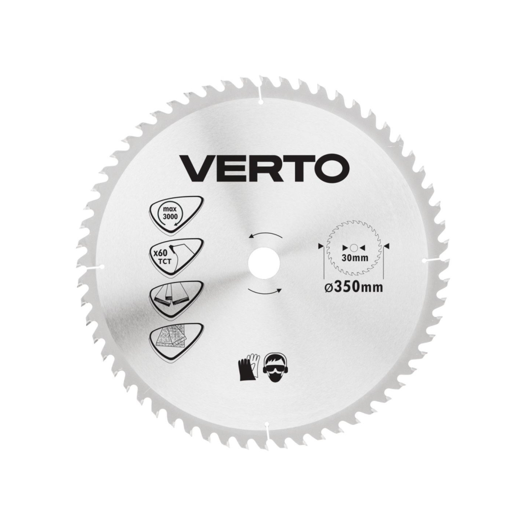 Diskinis pjūklas 350 x 30 mm 60 d. Medienai