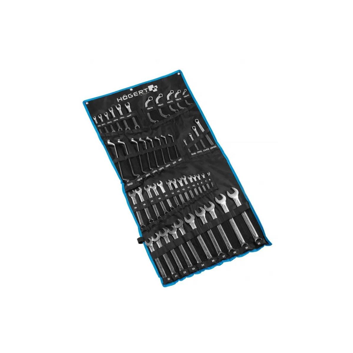 Didelis įvairių raktų komplektas paklodėje 47dalių 1