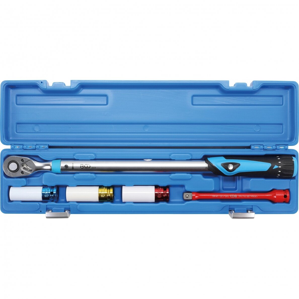 Dinamometrinio rakto rinkinys BGS-technic, 12.5 mm (1/2"), 40 - 200 Nm 3 Dinamometrinio rakto rinkinys BGS-technic, 12.5 mm (1/2"), 40 - 200 Nm 3