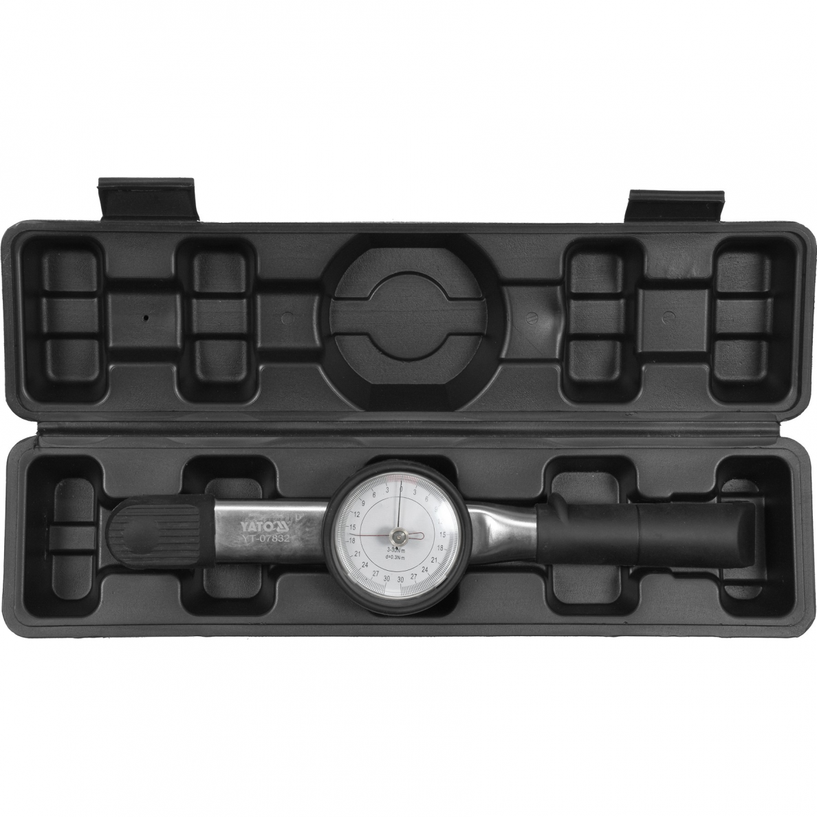 Dinamometrinis laikrodinis raktas su skale Yato, 10 mm (3/8"), 3 - 30 Nm 2 Dinamometrinis laikrodinis raktas su skale Yato, 10 mm (3/8"), 3 - 30 Nm 2
