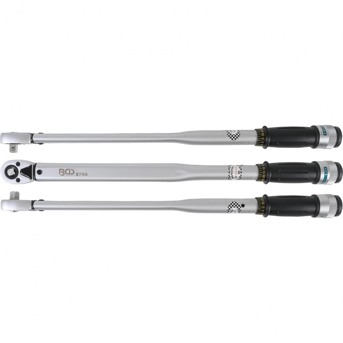 Dinamometrinis dvipusio veikimo raktas BGS-technic, 12,5 mm (1/2"), 70 - 350 Nm 1 Dinamometrinis dvipusio veikimo raktas BGS-technic, 12,5 mm (1/2"), 70 - 350 Nm 1