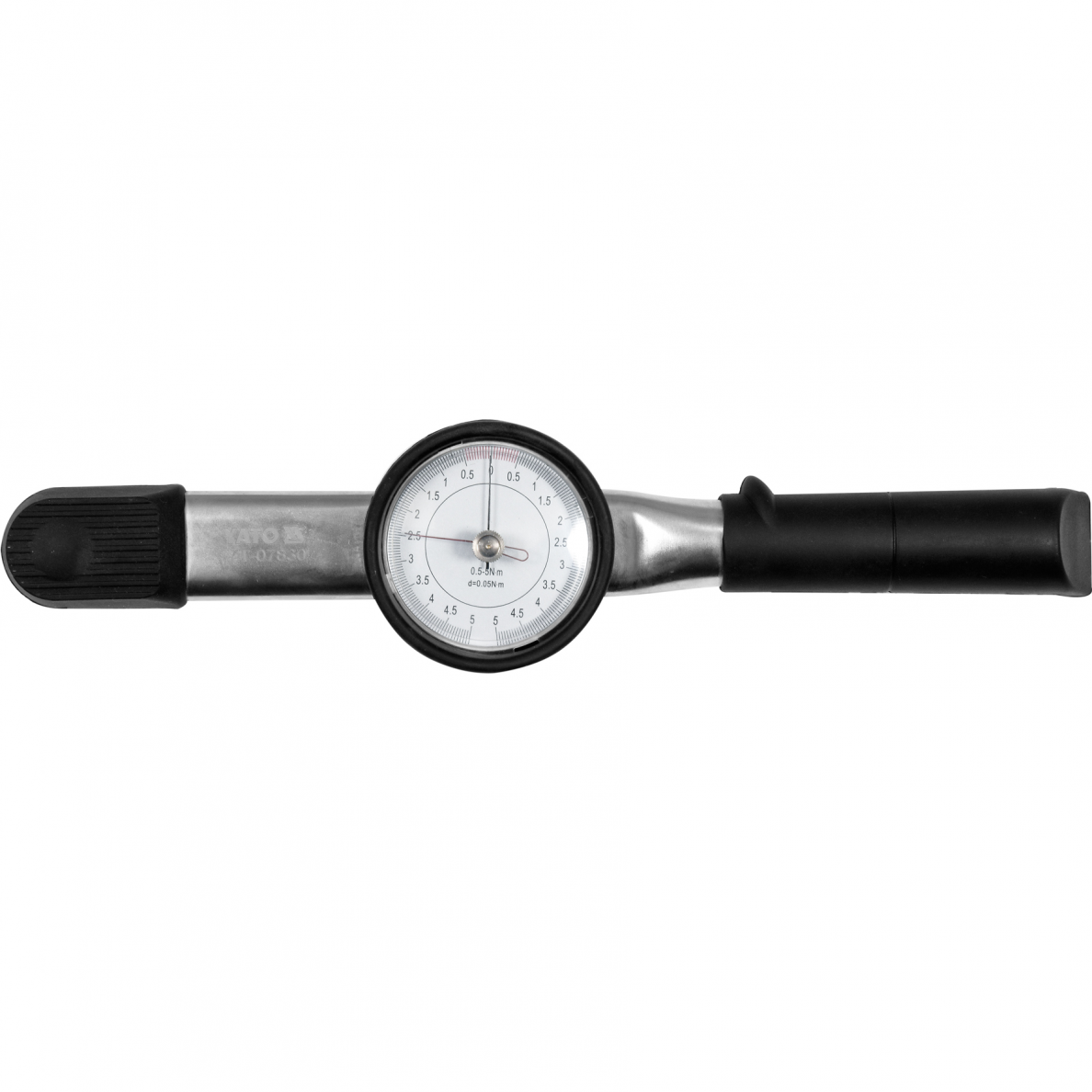Dinamometrinis laikrodinis raktas su skale Yato, 6.3 mm (1/4"), 0.5 - 5 Nm