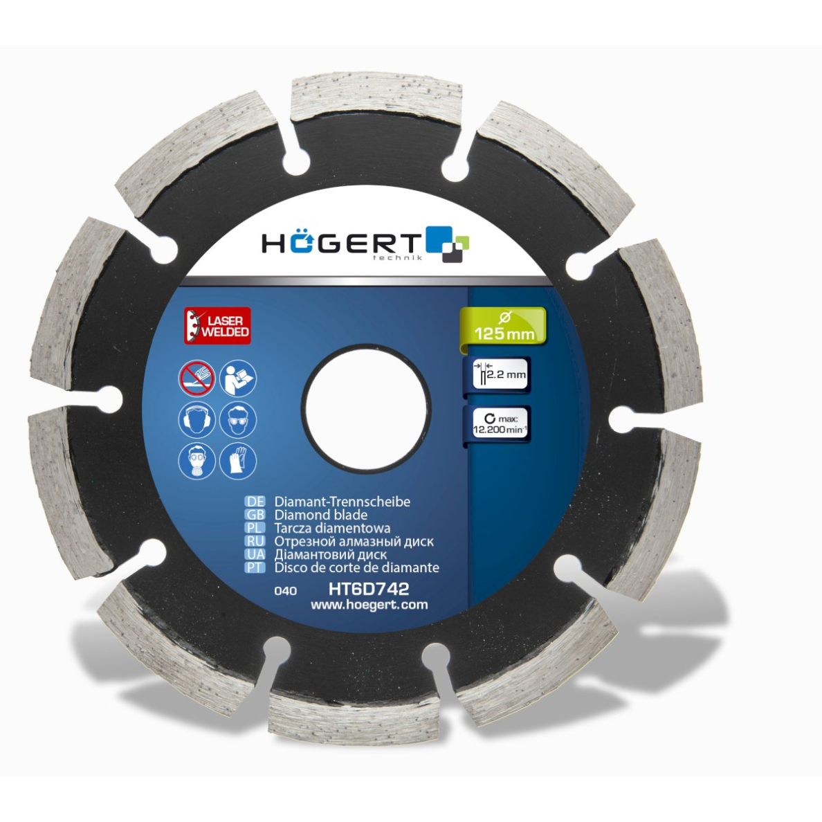 DISKAS DEIMANTINIS BETONUI 125*22,2mm DISKAS DEIMANTINIS BETONUI 125*22,2mm