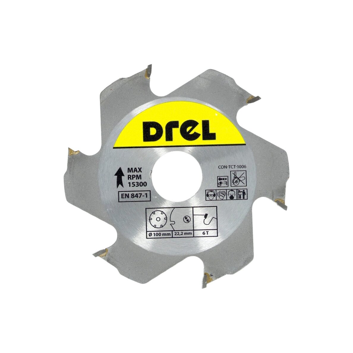 Diskas pjovimo medžiui 100 x 22.2 mm 6T