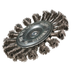 Disko formos šveitimo šepetys Makita D-76722, 100mm, su 1/4'' šešiakampiu antgaliu