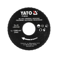 Diskas / freza medžiui | 75 mm / 18 mm (YT-59145)