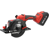 Diskinis pjūklas akumuliatorinis | 18V 140 mm | 2 vnt 4 AH akumuliatoriai (YT-8281185)