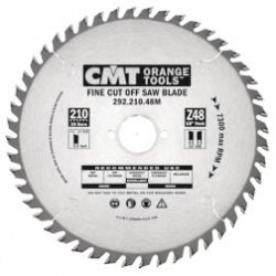 Diskas pjovimo 210x2,8x30 Z48 15ATB HM, CMT Diskas pjovimo 210x2,8x30 Z48 15ATB HM, CMT