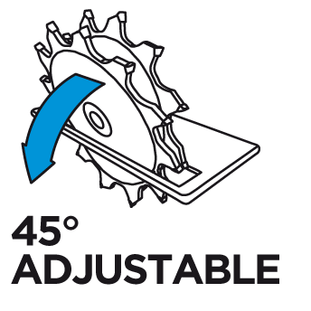 Diskinis pjūklas Graphite 58G488, 1200W 5 Diskinis pjūklas Graphite 58G488, 1200W 5