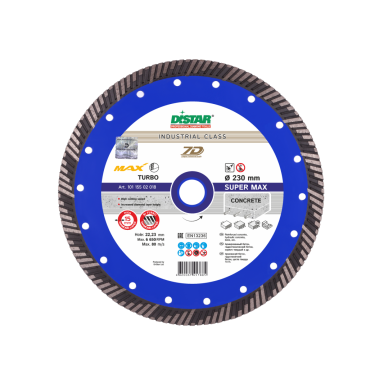 DISTAR SUPER MAX deimantinis diskas armuotam betonui, 230mm DISTAR SUPER MAX deimantinis diskas armuotam betonui, 230mm