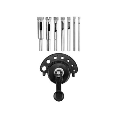 „Diamond“ grąžtai 4–12 mm su vadovu, rinkinys 8 vnt. „Diamond“ grąžtai 4–12 mm su vadovu, rinkinys 8 vnt.