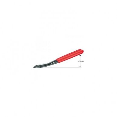 Didelės svertinės jėgos kirpimo replės KNIPEX 7421 3 Didelės svertinės jėgos kirpimo replės KNIPEX 7421 3