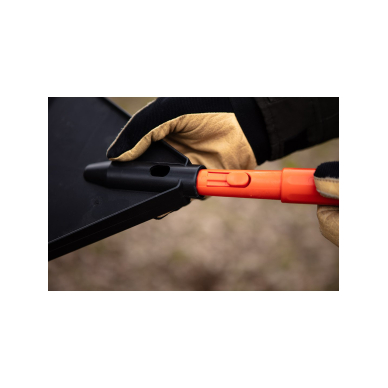 Didelis lapų grėblys, juodas 2